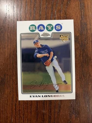 2008 Topps Chrome Evan Longoria Rookie Card #193