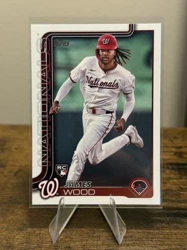 2025 Topps James Wood Rookie Card #181