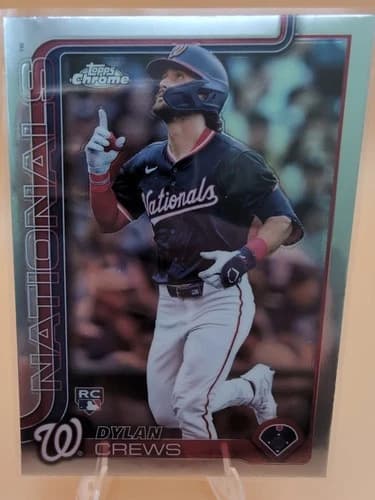 2025 Topps Chrome Dylan Crews Rookie Card #146