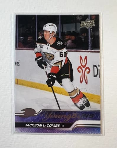 2023-24 Upper Deck Series 2 Hockey Young Guns Jackson LaCombe Rookie Card #456