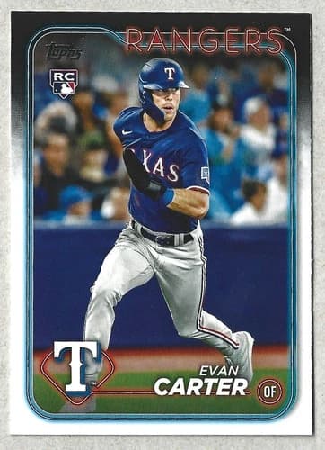2024 Topps Series 1 Evan Carter Rookie Card #280