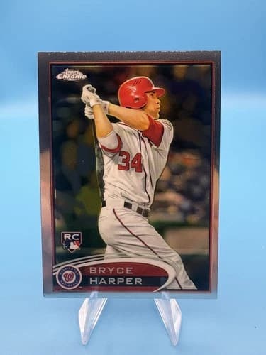 2012 Topps Chrome Bryce Harper Rookie Card #196