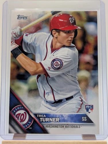 2016 Topps Trea Turner Rookie Card #103