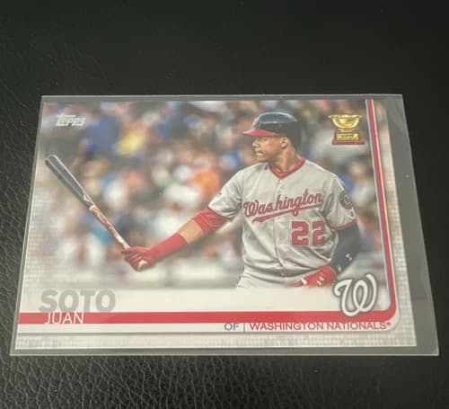 2019 Topps Juan Soto Card #213