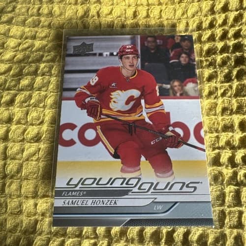2024-25 Upper Deck Series 2 Hockey Young Guns Samuel Honzek Rookie Card #485