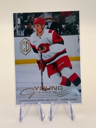 2025-26 Upper Deck Series 2 Hockey Young Guns Charles-Alexis Legault Rookie Card #454