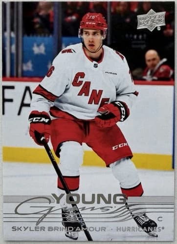 2025-26 Upper Deck Series 1 Hockey Young Guns Skyler Brind'Amour Rookie Card #247