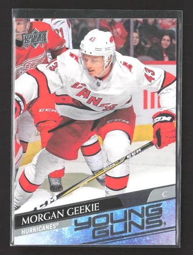 2020-21 Upper Deck Series 1 Hockey Young Guns Morgan Geekie Rookie Card #210