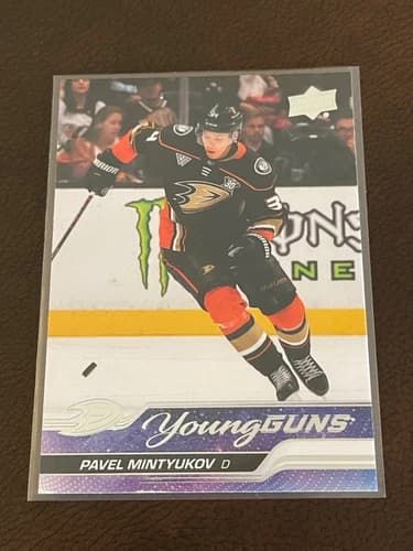 2023-24 Upper Deck Series 2 Hockey Young Guns Pavel Mintyukov Rookie Card #488