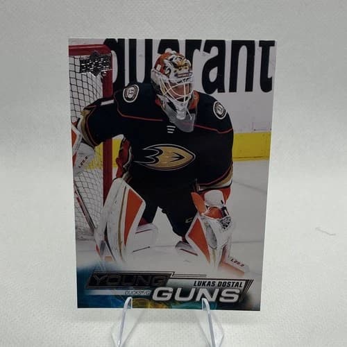 2022-23 Upper Deck Series 1 Hockey Young Guns Lukas Dostal Rookie Card #203