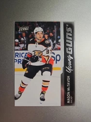 2021-22 Upper Deck Series 2 Hockey Young Guns Mason McTavish Rookie Card #451