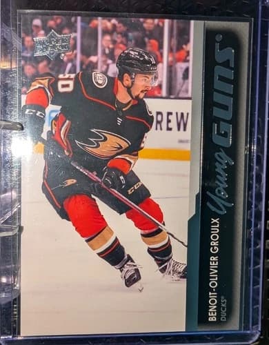 2021-22 Upper Deck Series 2 Hockey Young Guns Benoit-Olivier Groulx Rookie Card #478