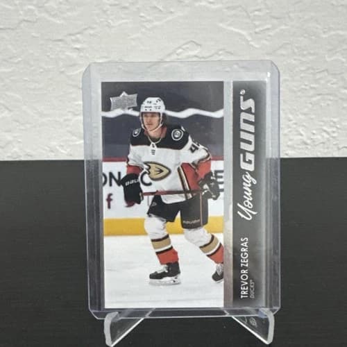 2021-22 Upper Deck Series 1 Hockey Young Guns Trevor Zegras Rookie Card #232