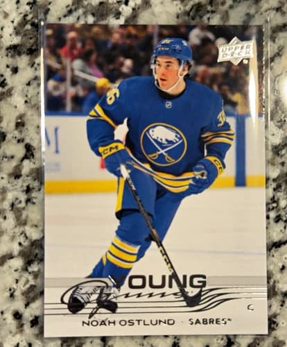 2025-26 Upper Deck Series 1 Hockey Young Guns Noah Ostlund Rookie Card #219