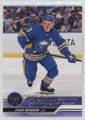 2023-24 Upper Deck Series 2 Hockey Young Guns Zach Benson Rookie Card #474