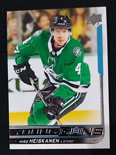 2018-19 Upper Deck Series 1 Hockey Young Guns Miro Heiskanen Rookie Card #246
