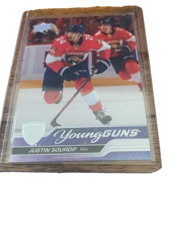 2023-24 Upper Deck Series 2 Hockey Young Guns Justin Sourdif Rookie Card #471
