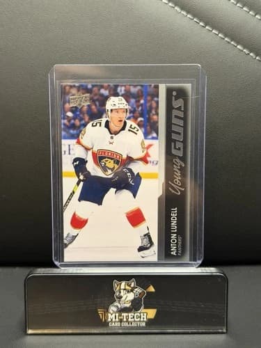 2021-22 Upper Deck Series 2 Hockey Young Guns Anton Lundell Rookie Card #489