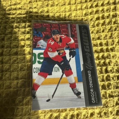 2021-22 Upper Deck Series 2 Hockey Young Guns Grigori Denisenko Rookie Card #491