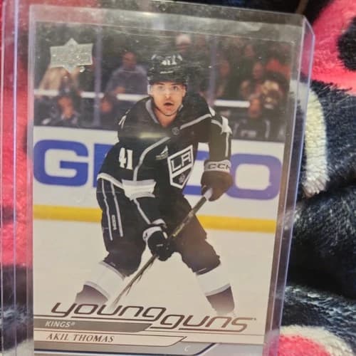 2024-25 Upper Deck Series 1 Hockey Young Guns Akil Thomas Rookie Card #242