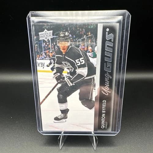2021-22 Upper Deck Series 2 Hockey Young Guns Quinton Byfield Rookie Card #488