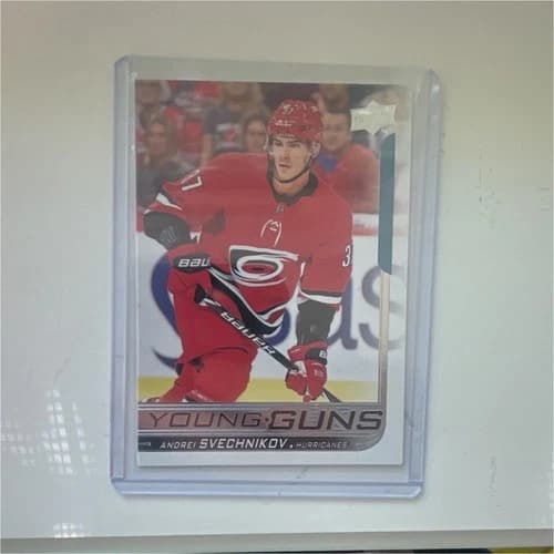 2018-19 Upper Deck Series 2 Hockey Young Guns Andrei Svechnikov Rookie Card #451