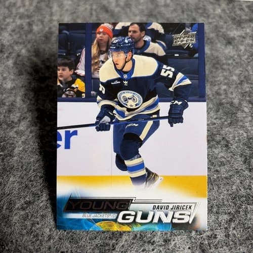 2022-23 Upper Deck Series 2 Hockey Young Guns David Jiricek Rookie Card #472