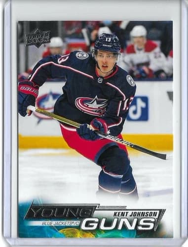 2022-23 Upper Deck Series 1 Hockey Young Guns Kent Johnson Rookie Card #209