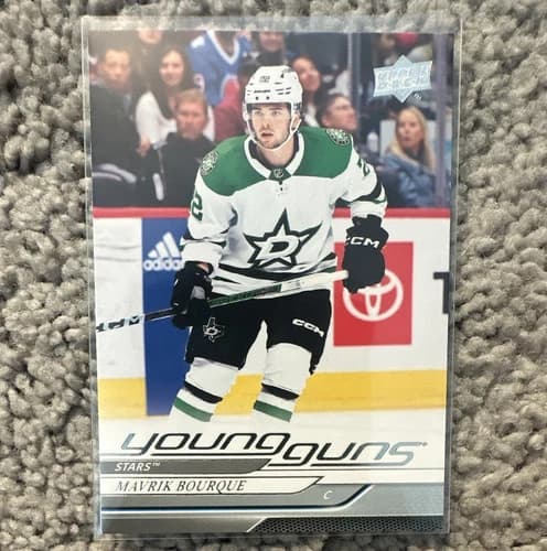 2024-25 Upper Deck Series 1 Hockey Young Guns Mavrik Bourque Rookie Card #215