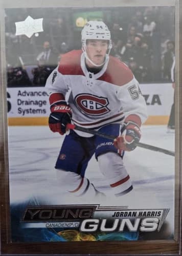 2022-23 Upper Deck Series 1 Hockey Young Guns Jordan Harris Rookie Card #205