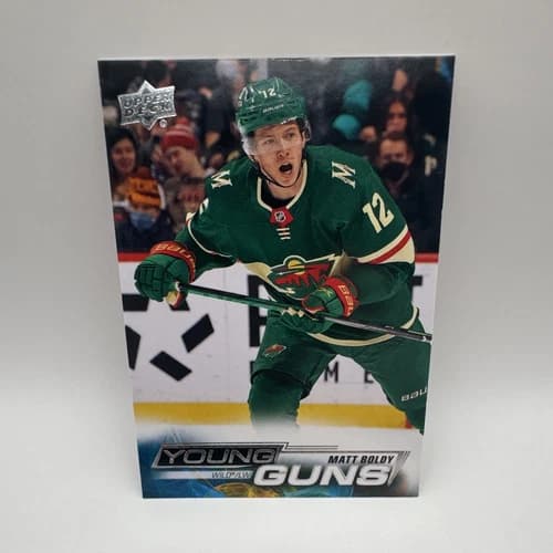 2022-23 Upper Deck Series 1 Hockey Young Guns Matt Boldy Rookie Card #201