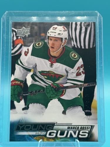 2022-23 Upper Deck Series 1 Hockey Young Guns Marco Rossi Rookie Card #243