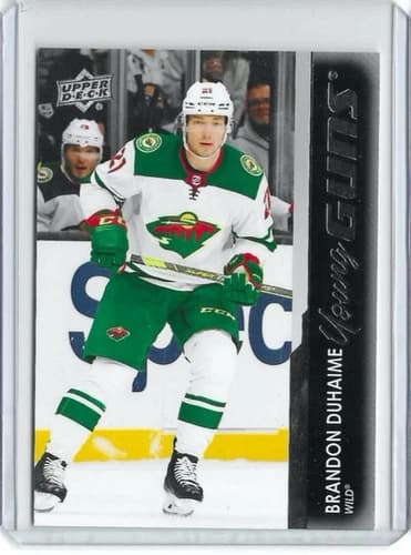 2021-22 Upper Deck Series 2 Hockey Young Guns Brandon Duhaime Rookie Card #474