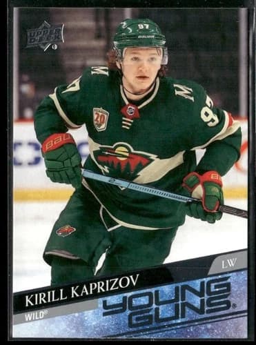 2020-21 Upper Deck Series 2 Hockey Young Guns Kirill Kaprizov Rookie Card #451