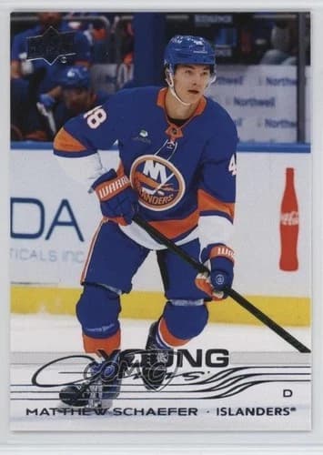2025-26 Upper Deck Series 2 Hockey Young Guns Matthew Schaefer Rookie Card #451
