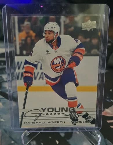 2025-26 Upper Deck Series 2 Hockey Young Guns Marshall Warren Rookie Card #467