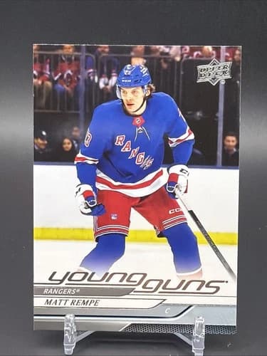 2024-25 Upper Deck Series 1 Hockey Young Guns Matt Rempe Rookie Card #216