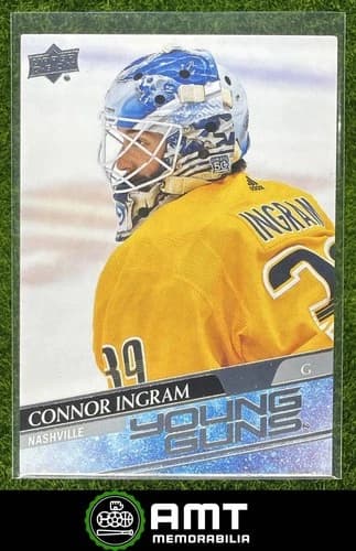 2020-21 Upper Deck Series 1 Hockey Young Guns Connor Ingram Rookie Card #223