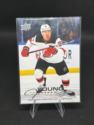 2025-26 Upper Deck Series 2 Hockey Young Guns Arseni Gritsyuk Rookie Card #459