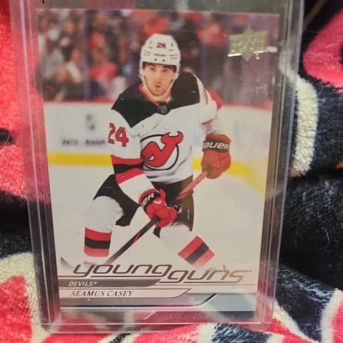2024-25 Upper Deck Series 2 Hockey Young Guns Seamus Casey Rookie Card #489