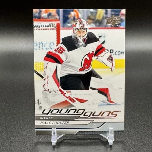 2024-25 Upper Deck Series 2 Hockey Young Guns Isaac Poulter Rookie Card #494