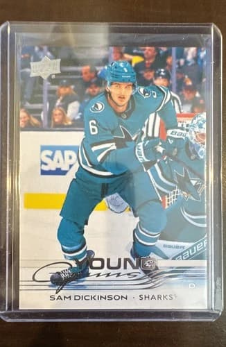 2025-26 Upper Deck Series 2 Hockey Young Guns Sam Dickinson Rookie Card #479