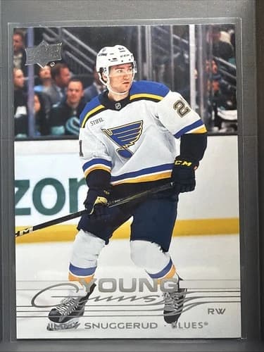 2025-26 Upper Deck Series 1 Hockey Young Guns Jimmy Snuggerud Rookie Card #207