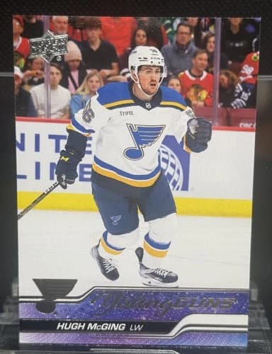 2023-24 Upper Deck Series 2 Hockey Young Guns Hugh McGing Rookie Card #469
