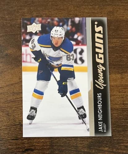 2021-22 Upper Deck Series 2 Hockey Young Guns Jake Neighbours Rookie Card #467
