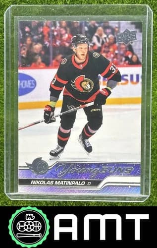 2023-24 Upper Deck Series 2 Hockey Young Guns Nikolas Matinpalo Rookie Card #495