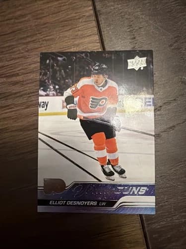 2023-24 Upper Deck Series 1 Hockey Young Guns Elliot Desnoyers Rookie Card #219