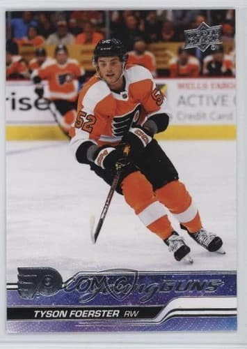 2023-24 Upper Deck Series 1 Hockey Young Guns Tyson Foerster Rookie Card #225