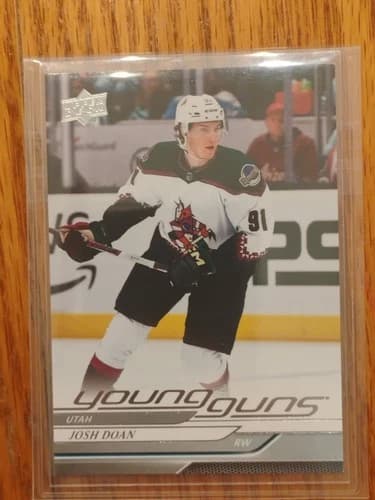 2024-25 Upper Deck Series 1 Hockey Young Guns Josh Doan Rookie Card #233