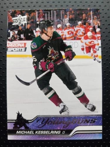 2023-24 Upper Deck Series 2 Hockey Young Guns Michael Kesselring Rookie Card #481